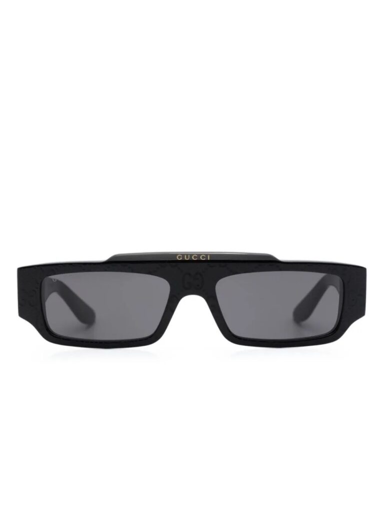 Gucci Eyewear GG-print rectangle-frame sunglesses
