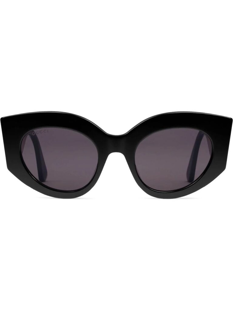 Gucci Eyewear Oversize cat eye acetate sunglasses