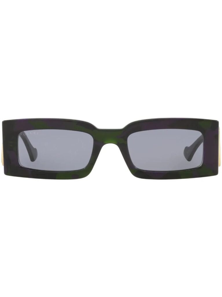 Gucci Eyewear logo-plaque rectangle-frame sunglasses