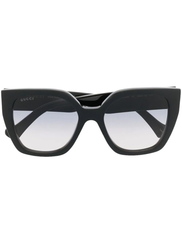 Gucci Eyewear striped square-frame sunglasses