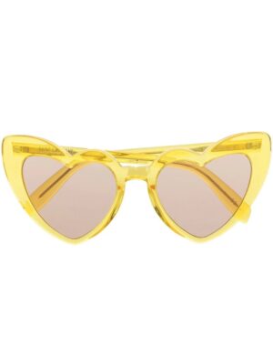 Saint Laurent Eyewear Loulou heart-frame sunglasses