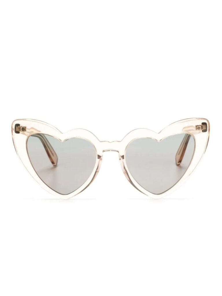 Saint Laurent Eyewear heart-frame tinted sunglasses