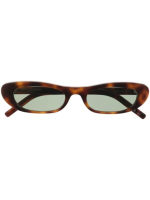 Saint Laurent Eyewear narrow oval frame sunglasses