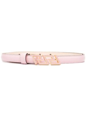 Versace Greca-detail leather belt