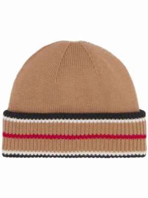Burberry Icon Stripe beanie hat
