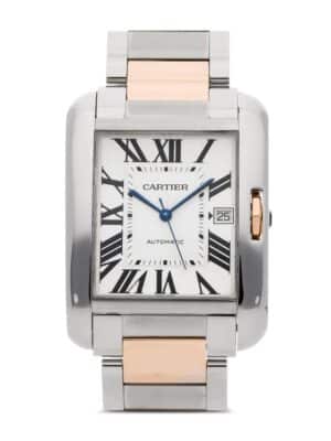 Cartier 2013 pre-owned Tank Anglaise XL 47mm