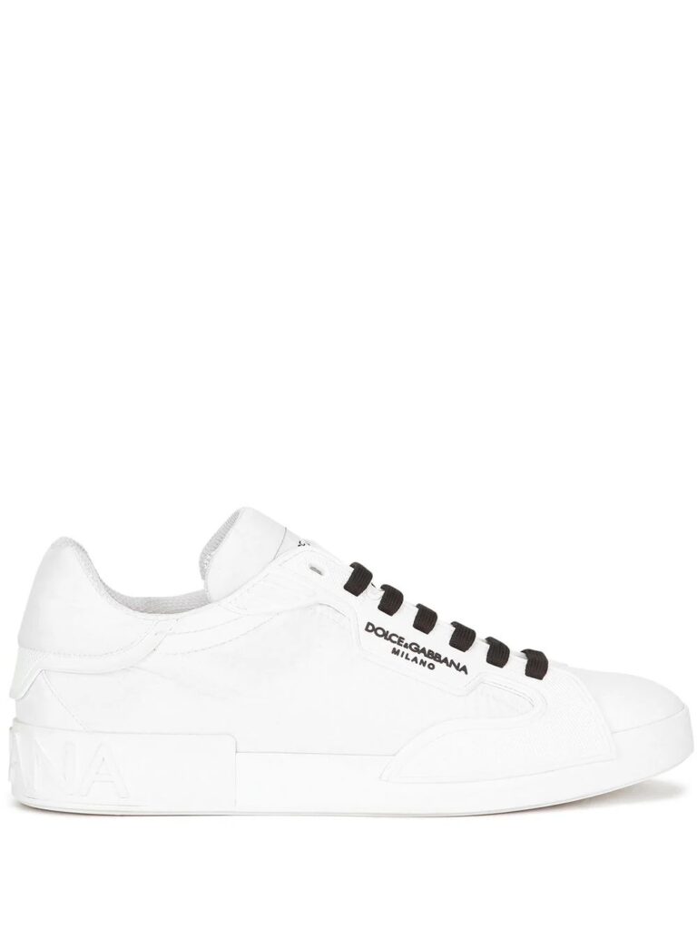 Dolce & Gabbana logo-print lace-up sneakers