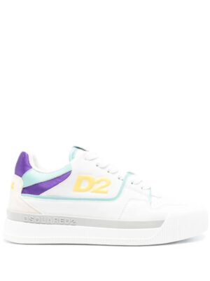 Dsquared2 colourblock leather sneakers