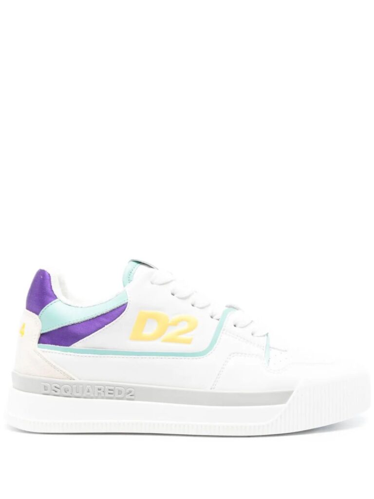 Dsquared2 colourblock leather sneakers