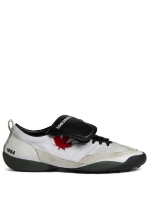 Dsquared2 maple-leaf leather sneakers