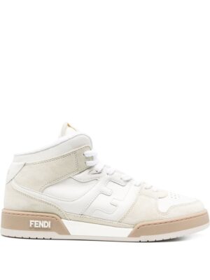 FENDI FF-logo high-top sneakers