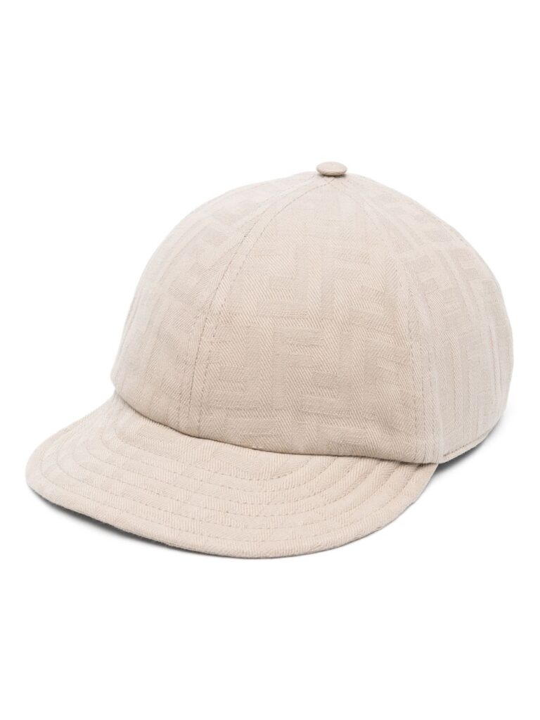 FENDI FF-motif cotton baseball cap