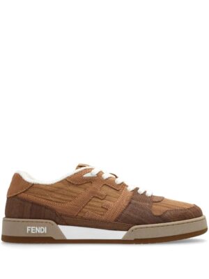 FENDI Fendi Match wood-treated sneakers