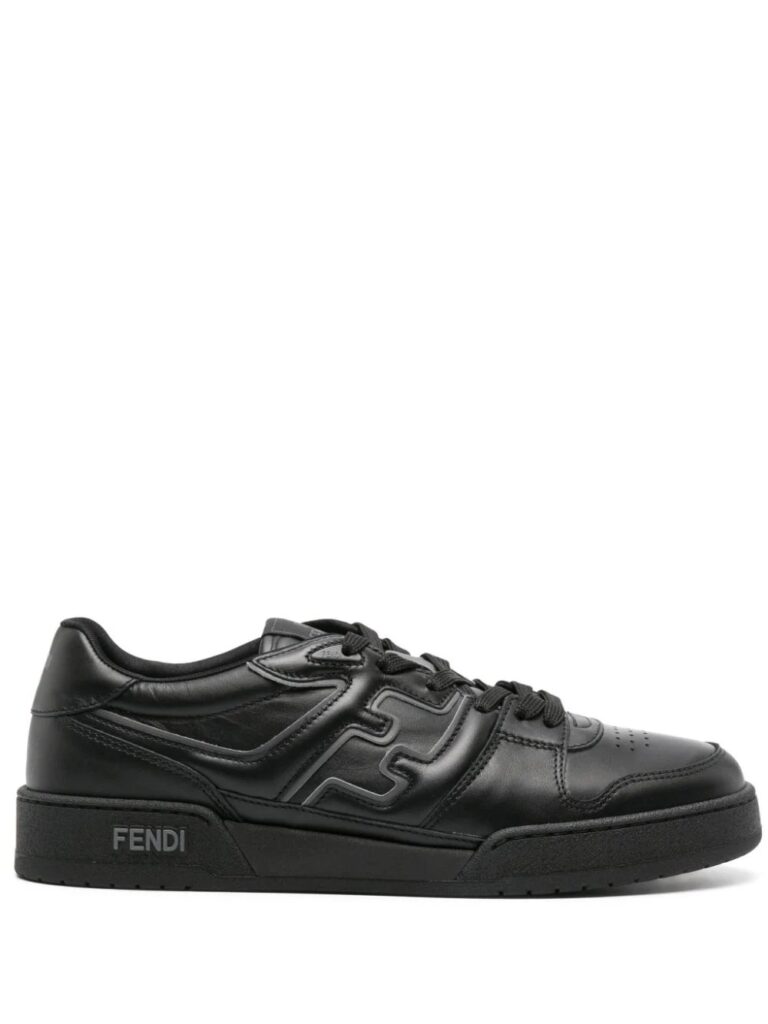 FENDI Match leather sneakers