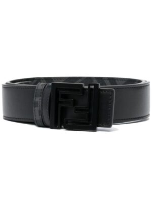 FENDI Nero logo-buckle belt