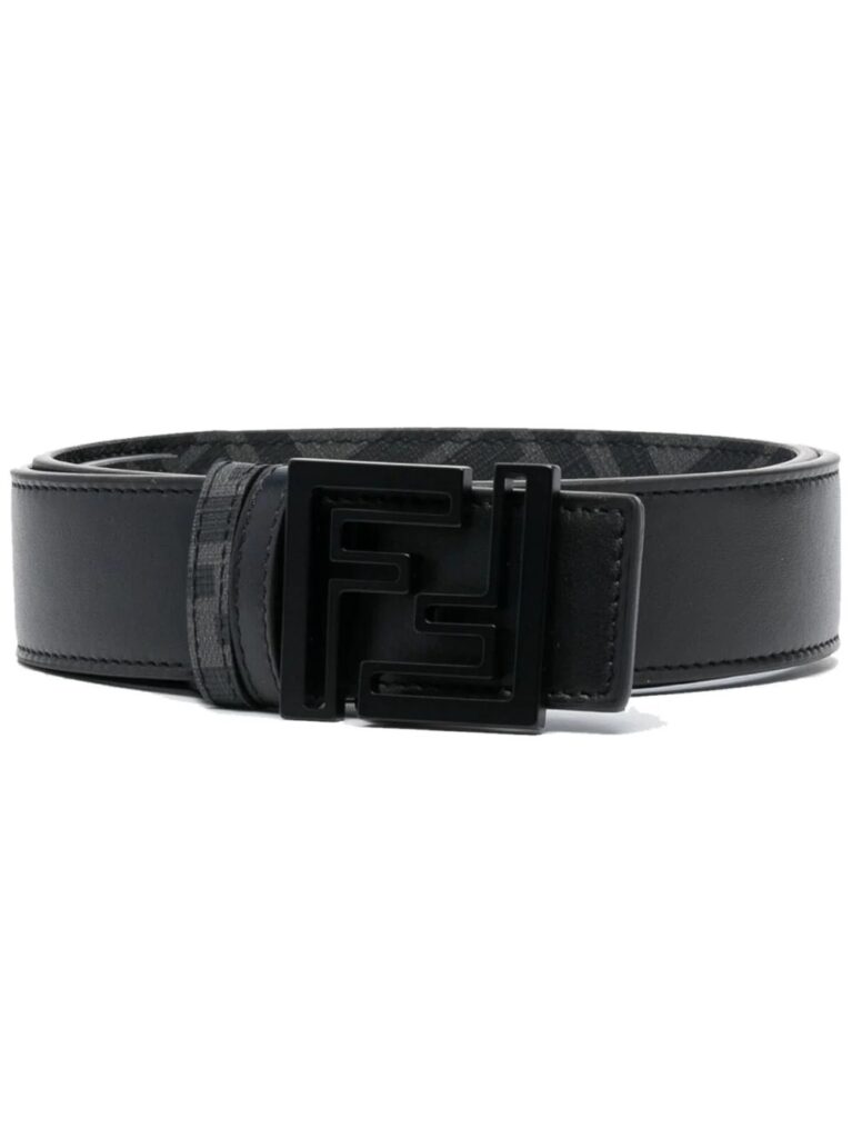 FENDI Nero logo-buckle belt