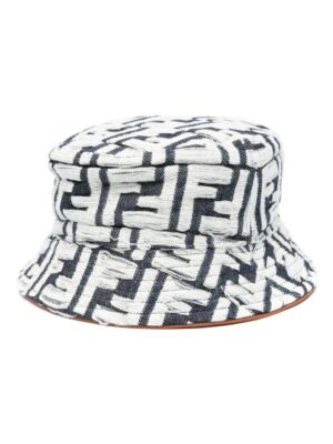 FENDI Zucca-jacquard cotton bucket hat