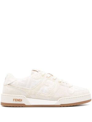 FENDI Zucca-monogram panelled sneakers