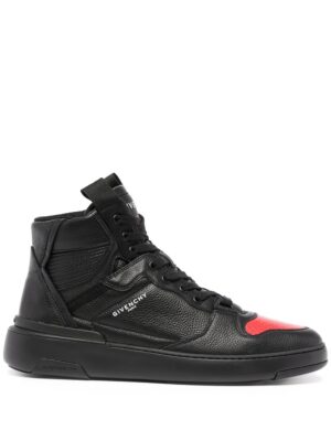 Givenchy Wing leather mesh-detail sneakers