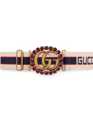 Gucci Double G stripe belt