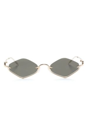 Gucci Eyewear Double G geometric-frame sunglasses