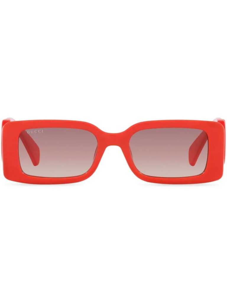 Gucci Eyewear Interlocking G rectangular-frame sunglasses