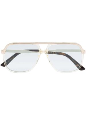 Gucci Eyewear Web detail navigator-frame sunglasses