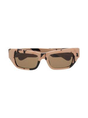 Gucci Eyewear camouflage-pattern biker-style sunglasses