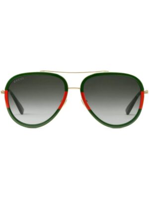 Gucci Eyewear pilot-frame metal sunglasses