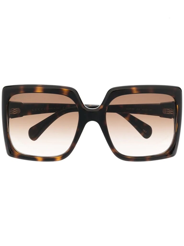 Gucci Eyewear square-frame logo plaque sunglasses