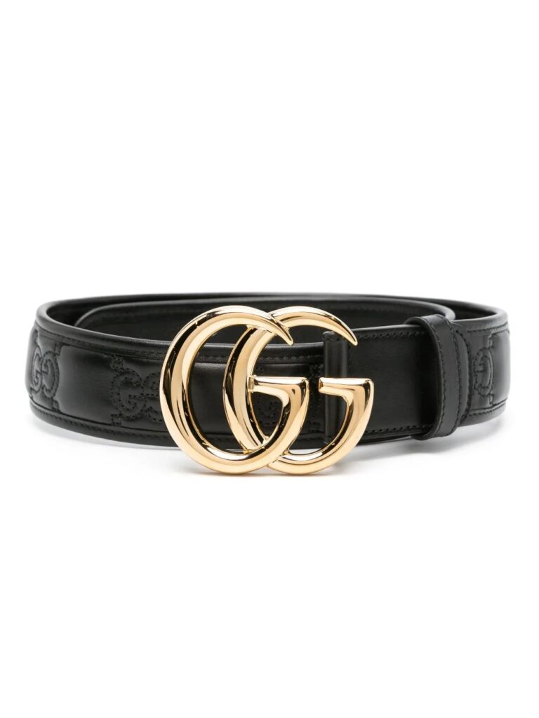 Gucci GG Marmont Matelassé leather belt