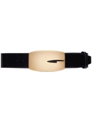 Gucci patent-leather adjustable belt
