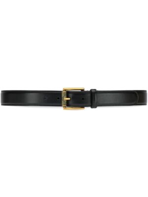 Gucci pattern-detailed rectangular buckle belt