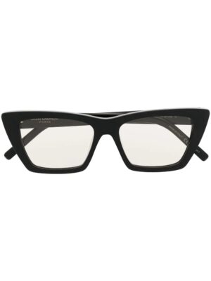 Saint Laurent Eyewear logo-lettering cat-eye sunglasses