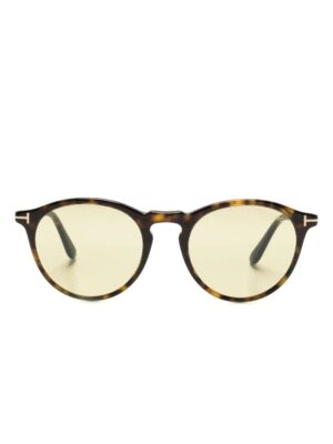 TOM FORD Eyewear Arele tortoiseshell pantos-frame sunglasses