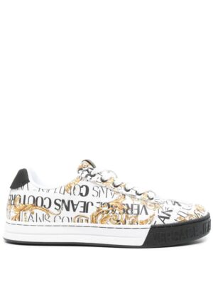 Versace Jeans Couture Barocco-print lace-up sneakers