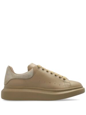 Alexander McQueen Oversized lace-up leather sneakers