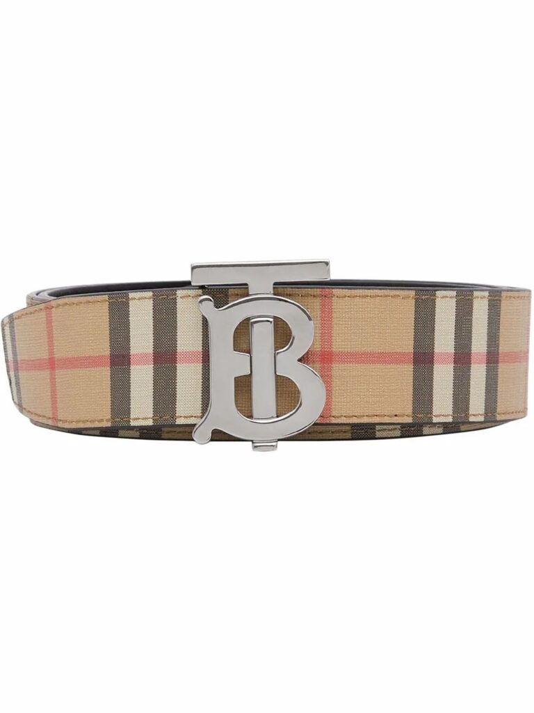 Burberry Vintage Check monogram-motif reversible belt