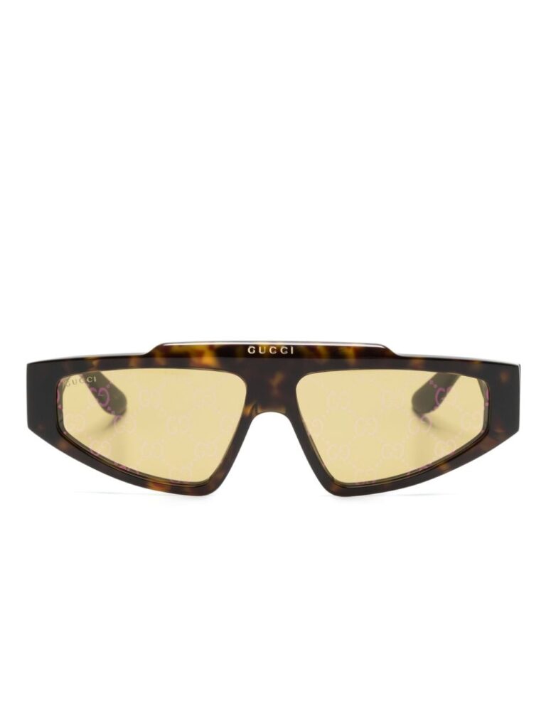 Gucci Eyewear GG-supreme geometric-frame sunglasses