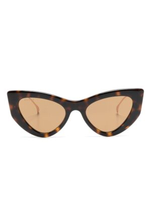 Gucci Eyewear tortoiseshell-effect cat-eye sunglasses