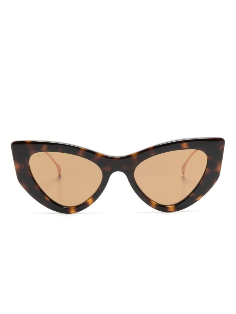 Gucci Eyewear tortoiseshell-effect cat-eye sunglasses