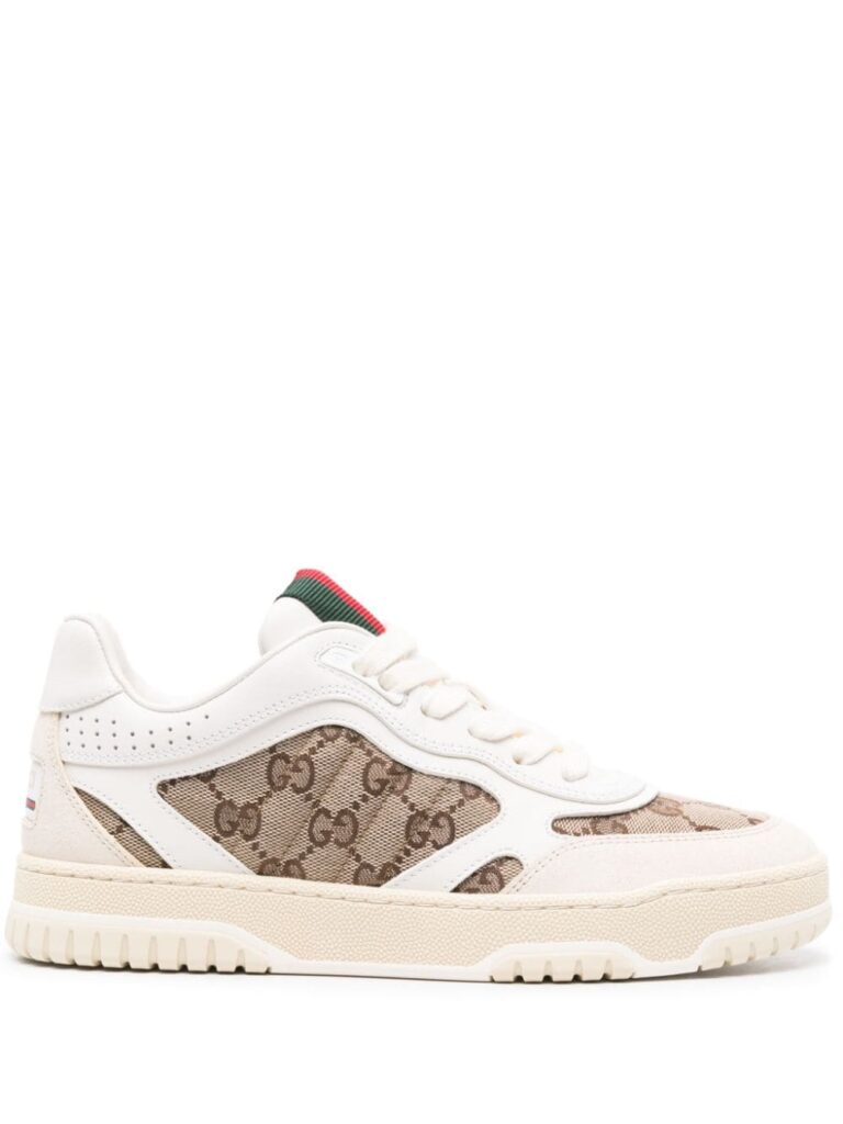 Gucci Re-Web panelled sneakers