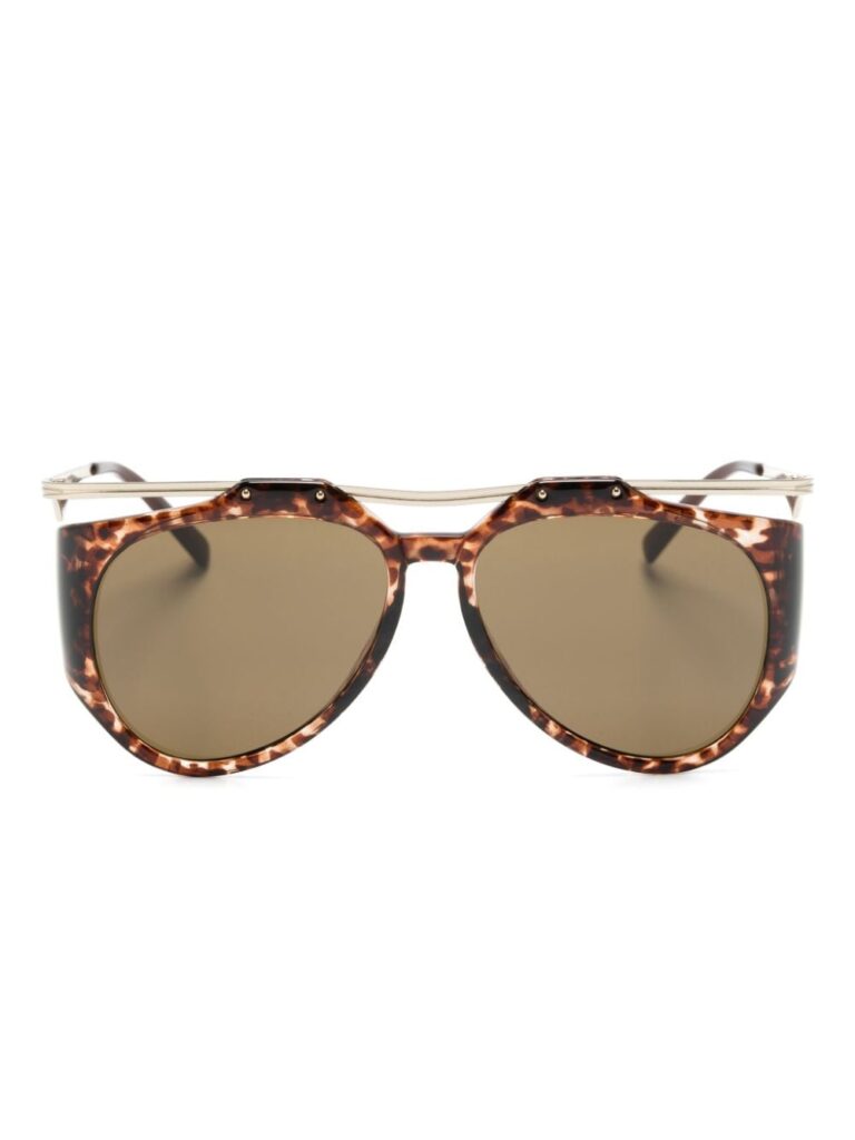 Saint Laurent Eyewear SL M137 Amelia pilot-framed sunglasses