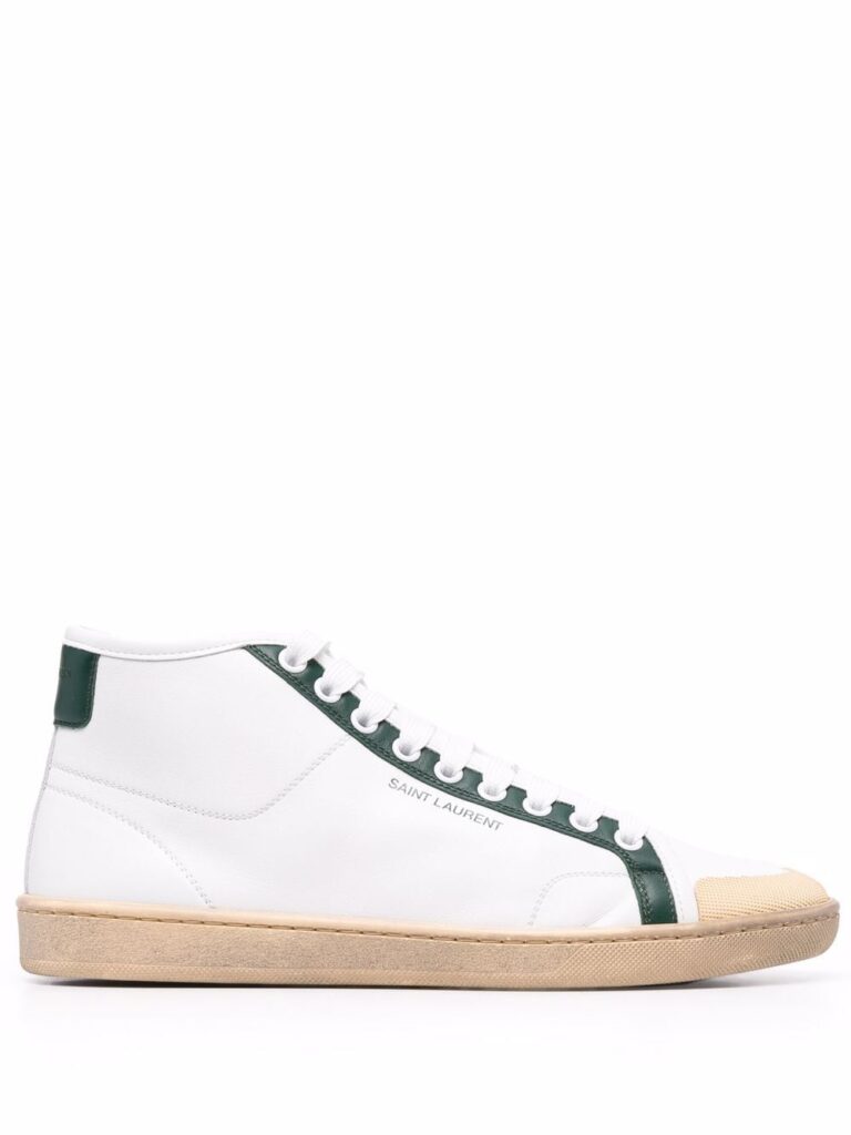 Saint Laurent SL39 high-top lace-up sneakers