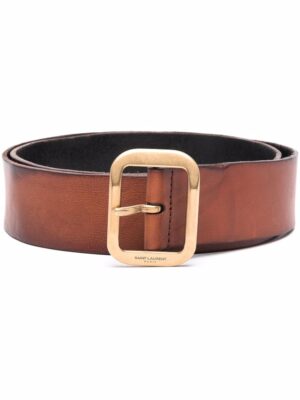 Saint Laurent buckled leather belt