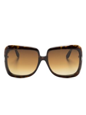 TOM FORD Eyewear Lorelai oversize-frame sunglasses