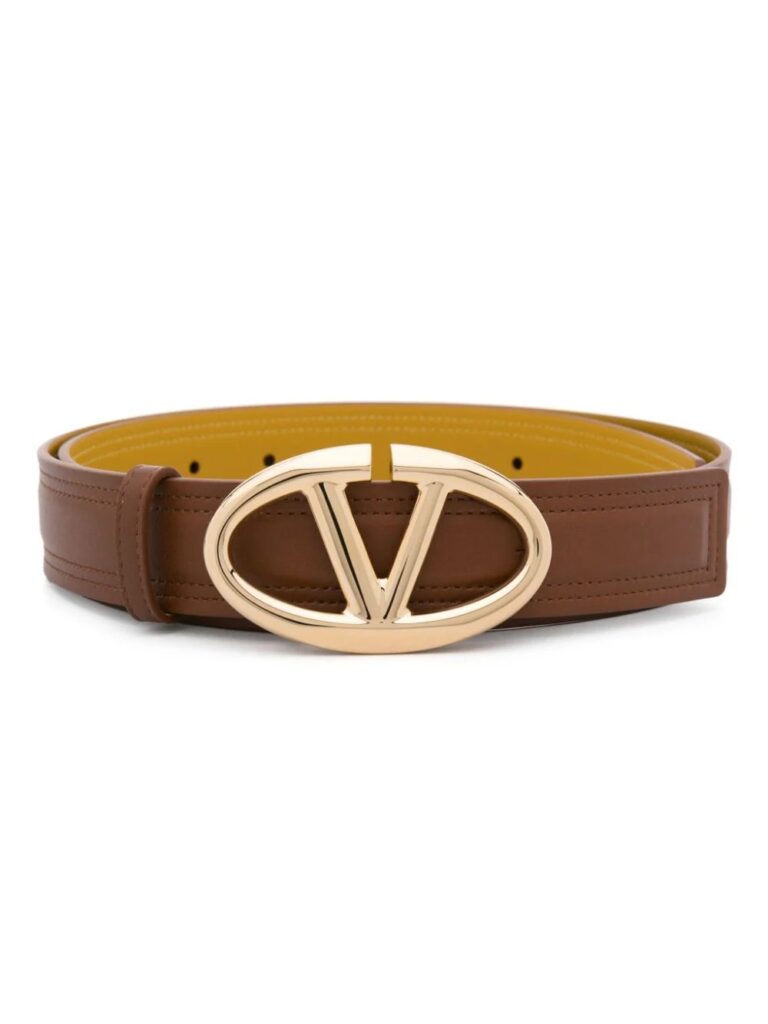 Valentino Garavani maxi VLogo leather belt