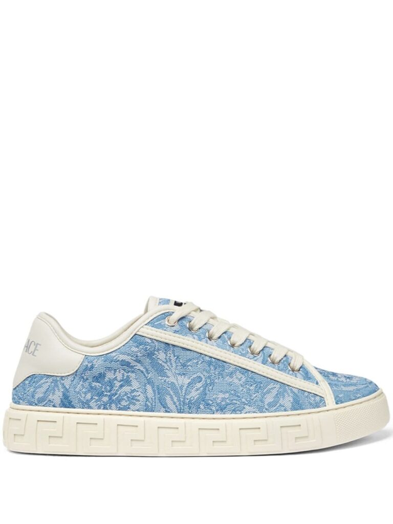 Versace Barocco Greca jacquard sneakers