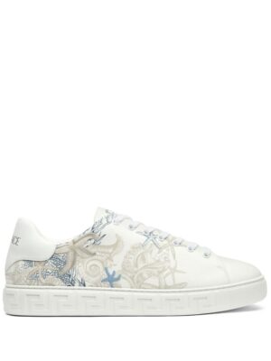 Versace Barocco Sea cotton sneakers