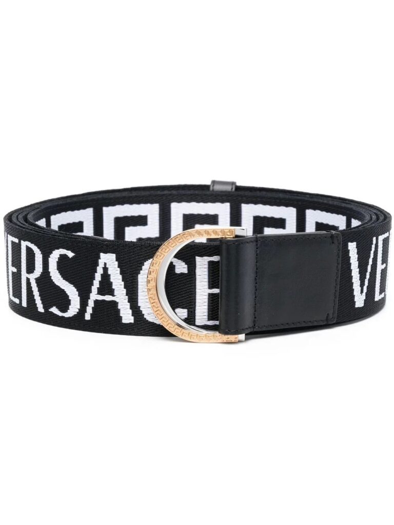 Versace Greca logo-print reversible belt